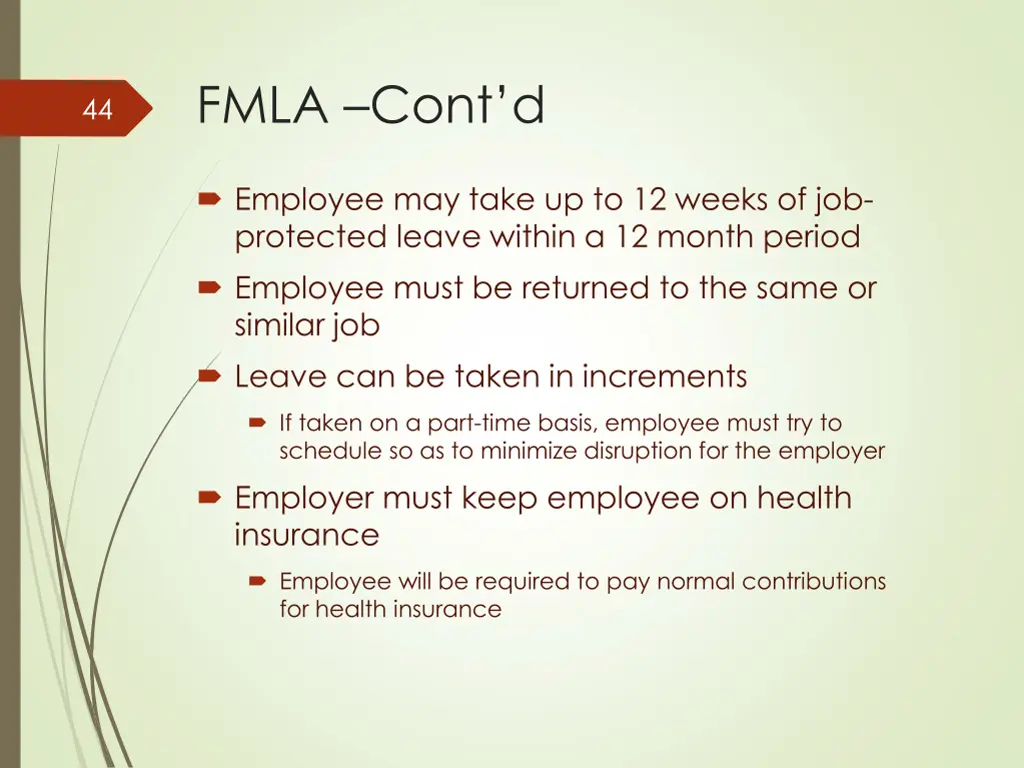 fmla cont d