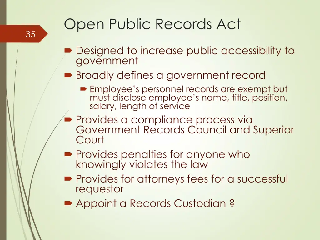 open public records act