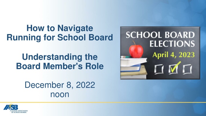 how to navigate running for school board