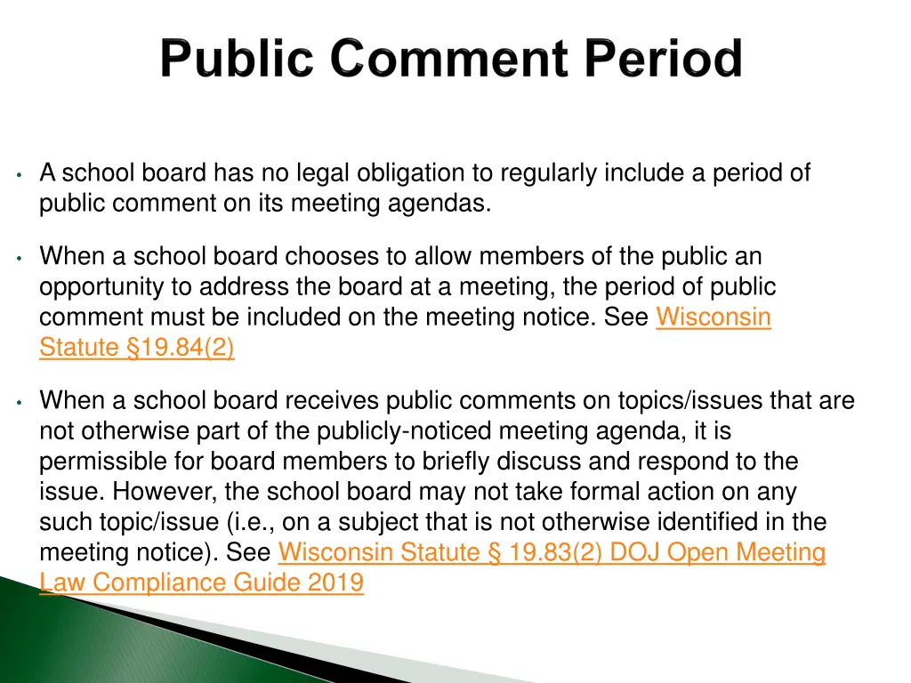 a school board has no legal obligation