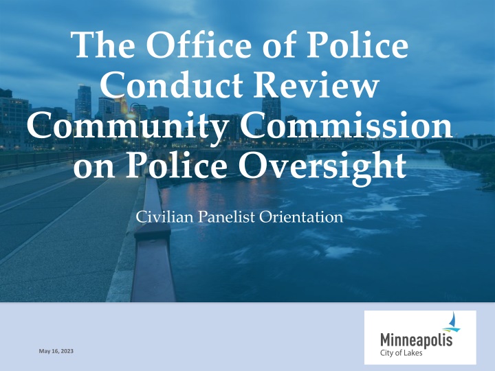 the office of police conduct review community