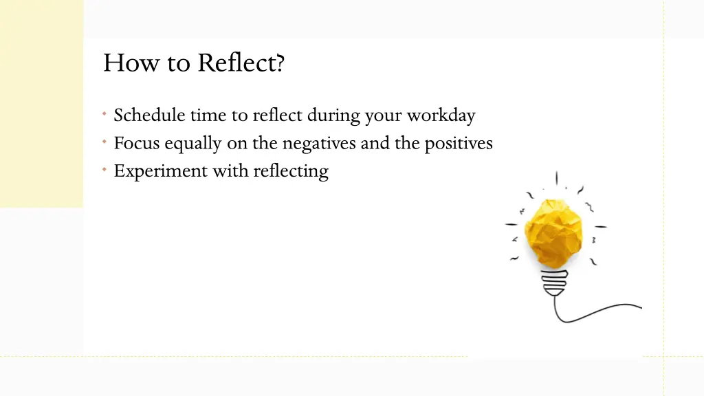 how to reflect