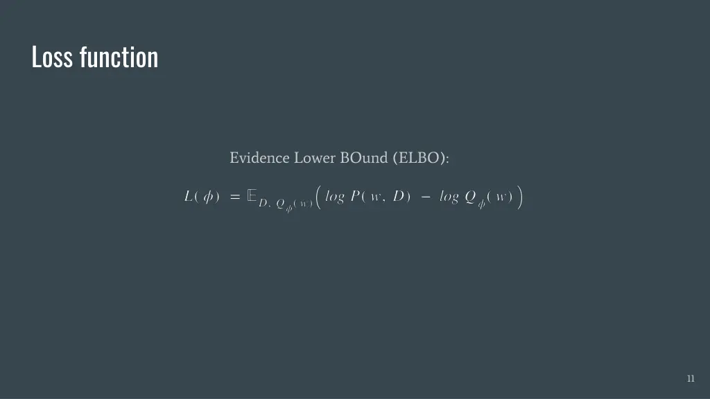 loss function