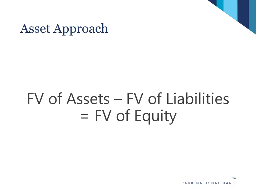 asset approach