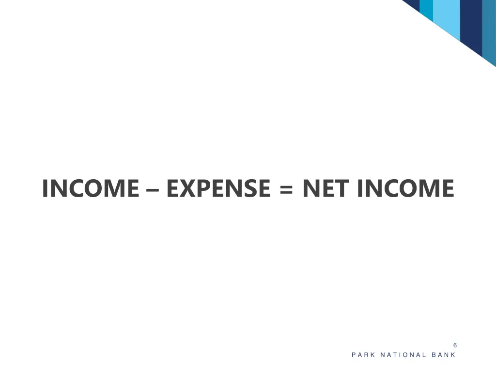 income expense net income