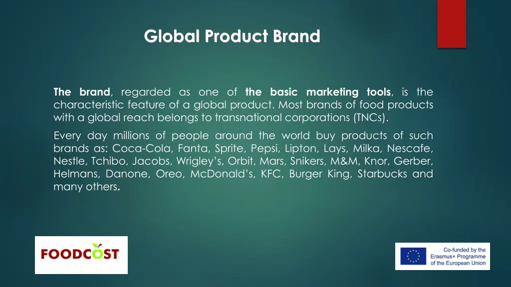 global product brand