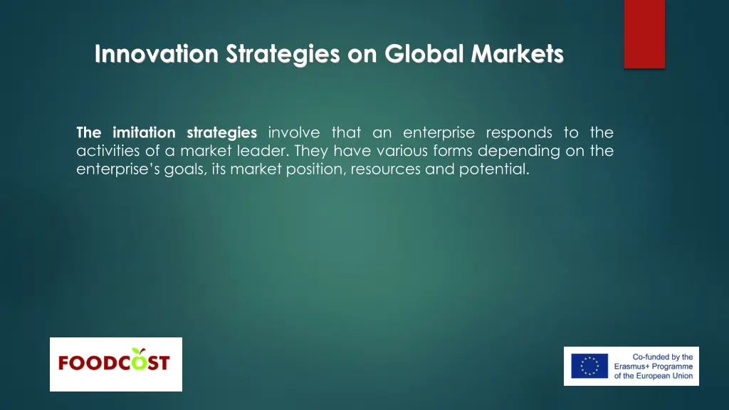 innovation strategies on global markets 4