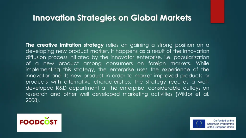 innovation strategies on global markets 5