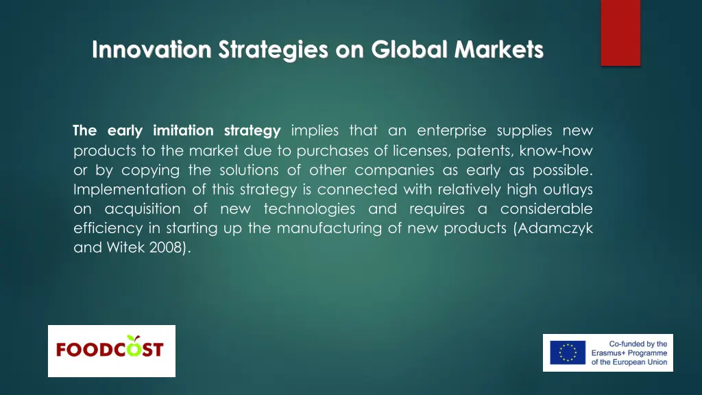 innovation strategies on global markets 6