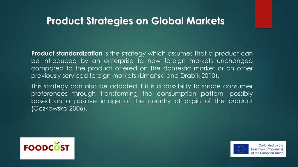 product strategies on global markets 4