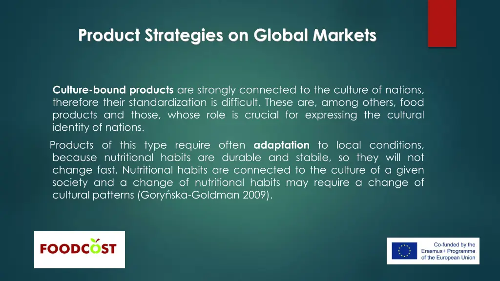 product strategies on global markets 5