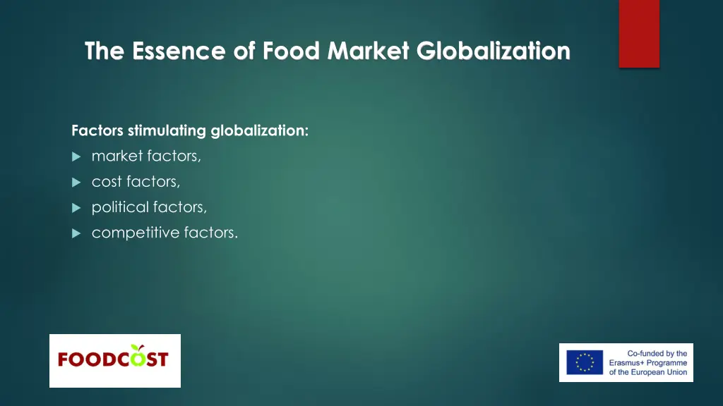 the essence of food market globalization 4