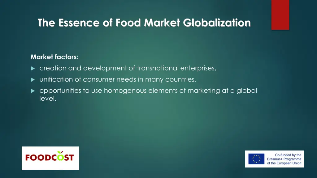 the essence of food market globalization 5