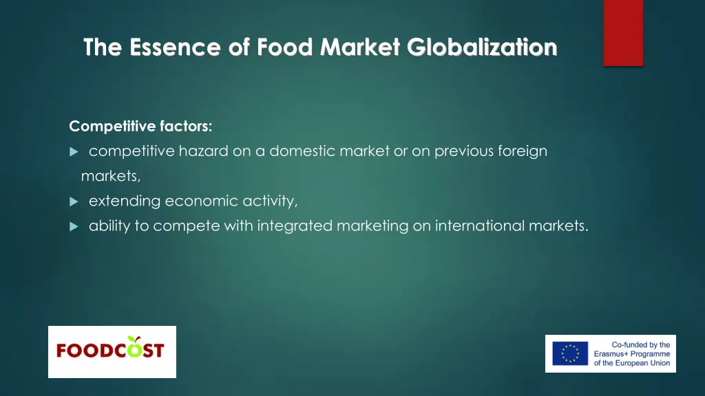 the essence of food market globalization 8