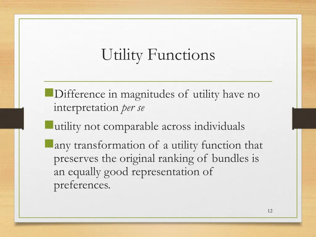 utility functions