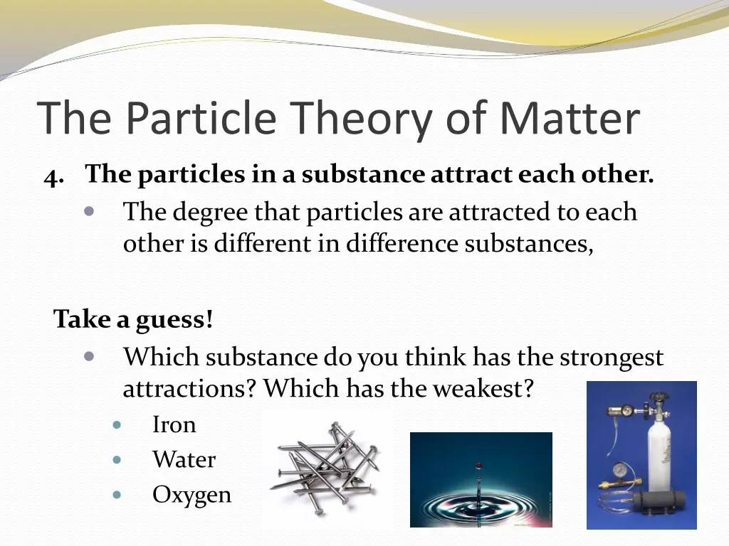 the particle theory of matter 3