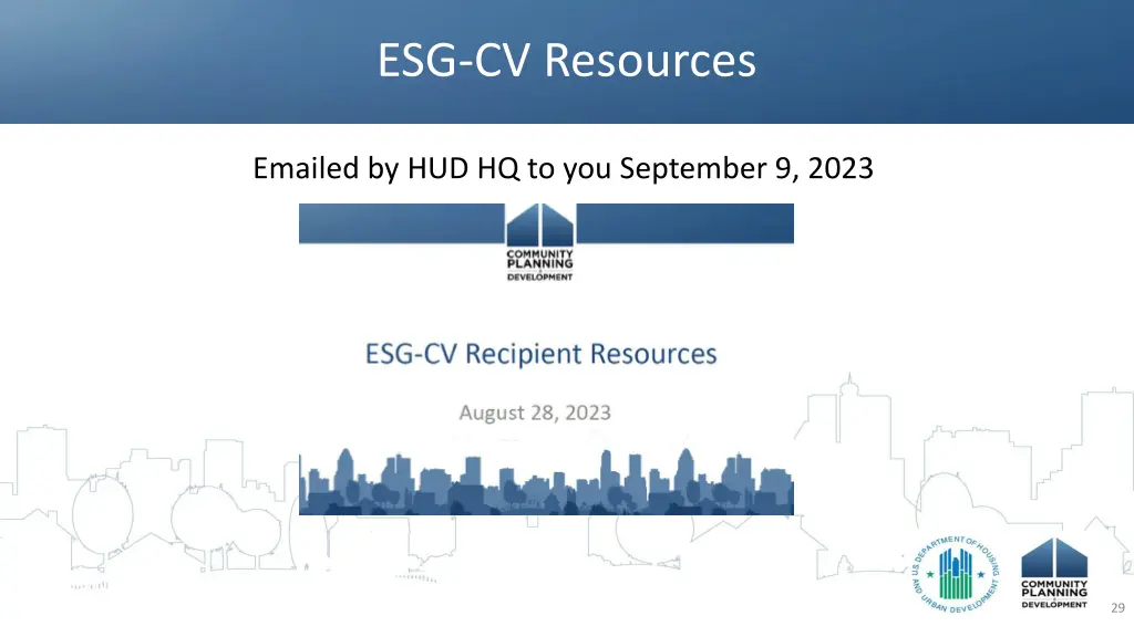 esg cv resources