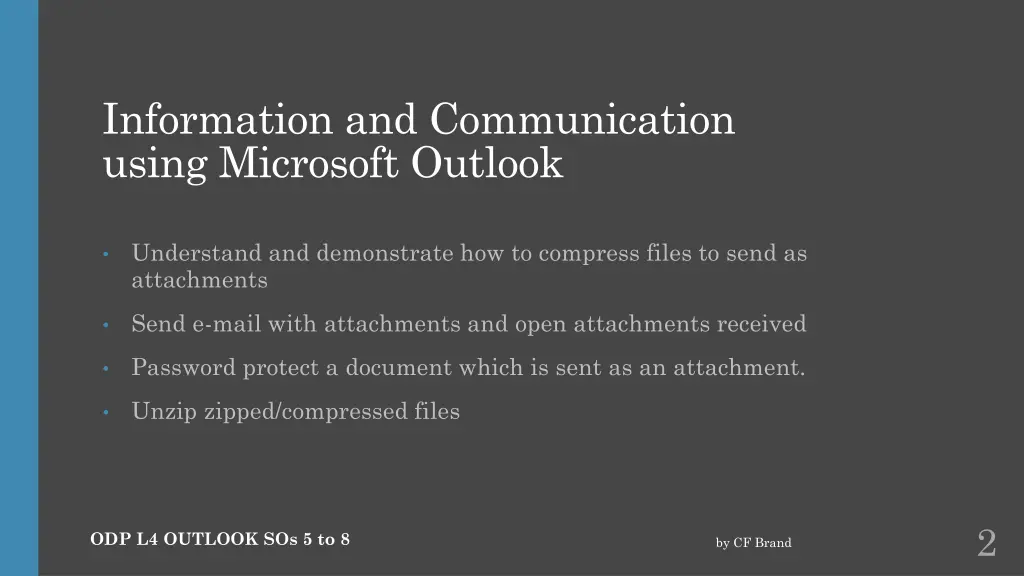 information and communication using microsoft