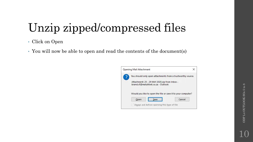 unzip zipped compressed files 1