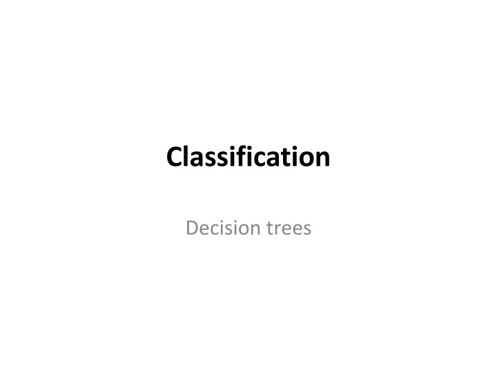 classification