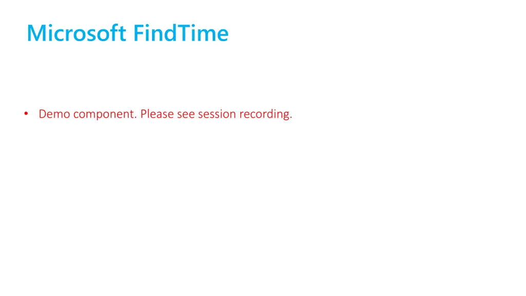 microsoft findtime