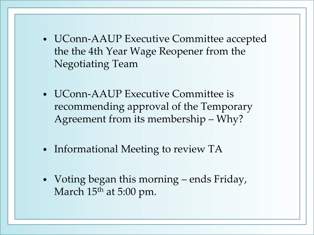 uconn aaup executive committee accepted