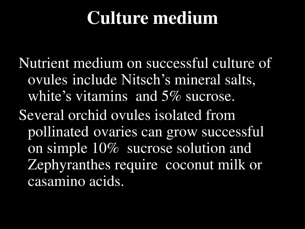 culture medium