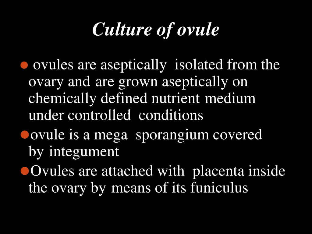 culture of ovule 1