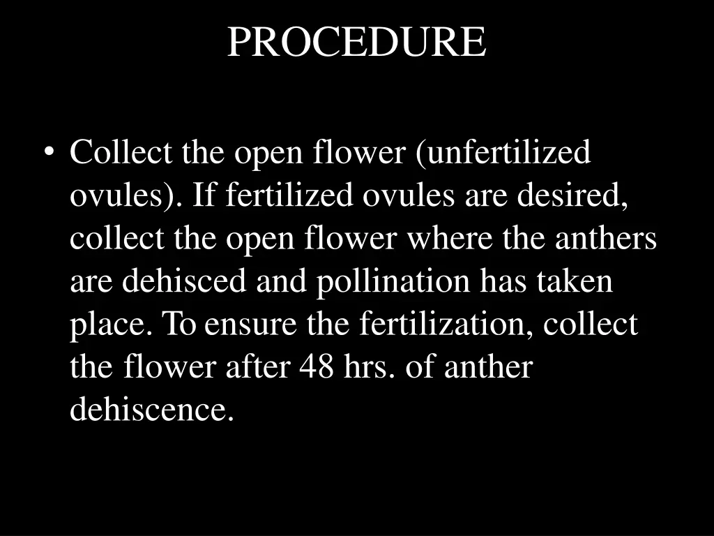 procedure