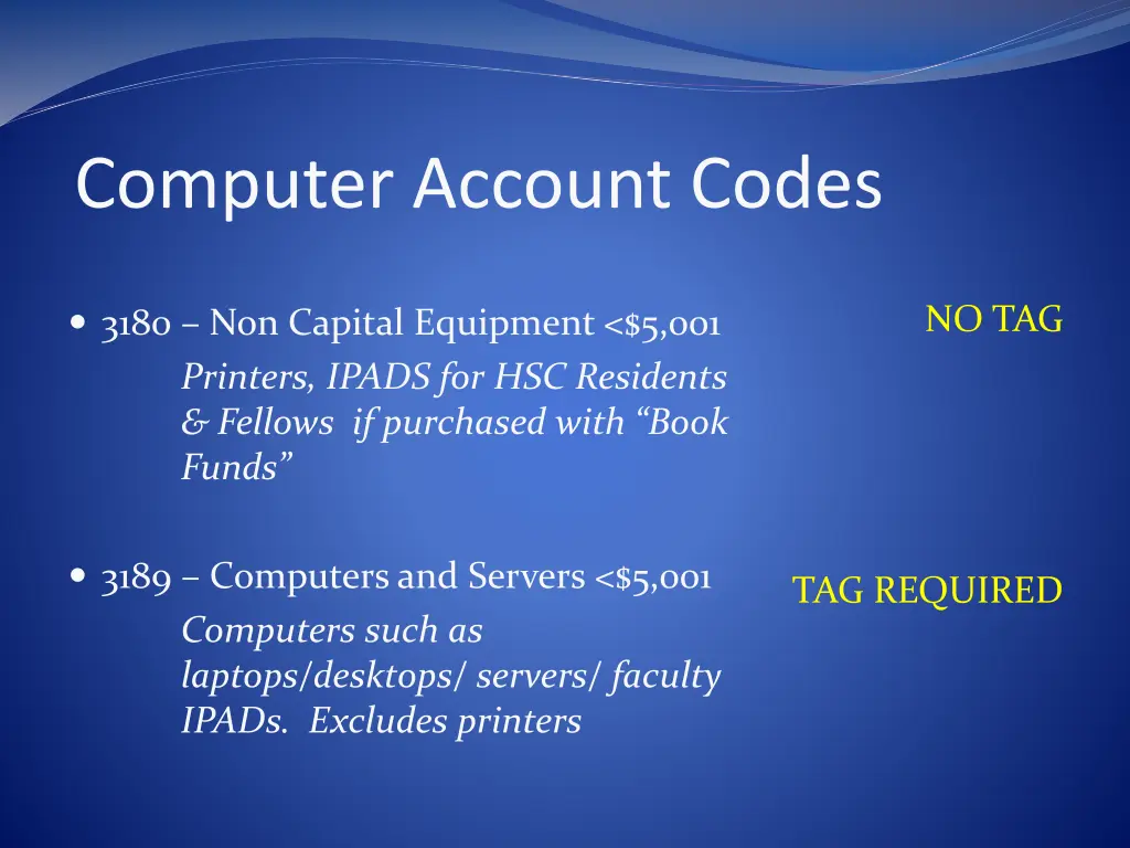 computer account codes