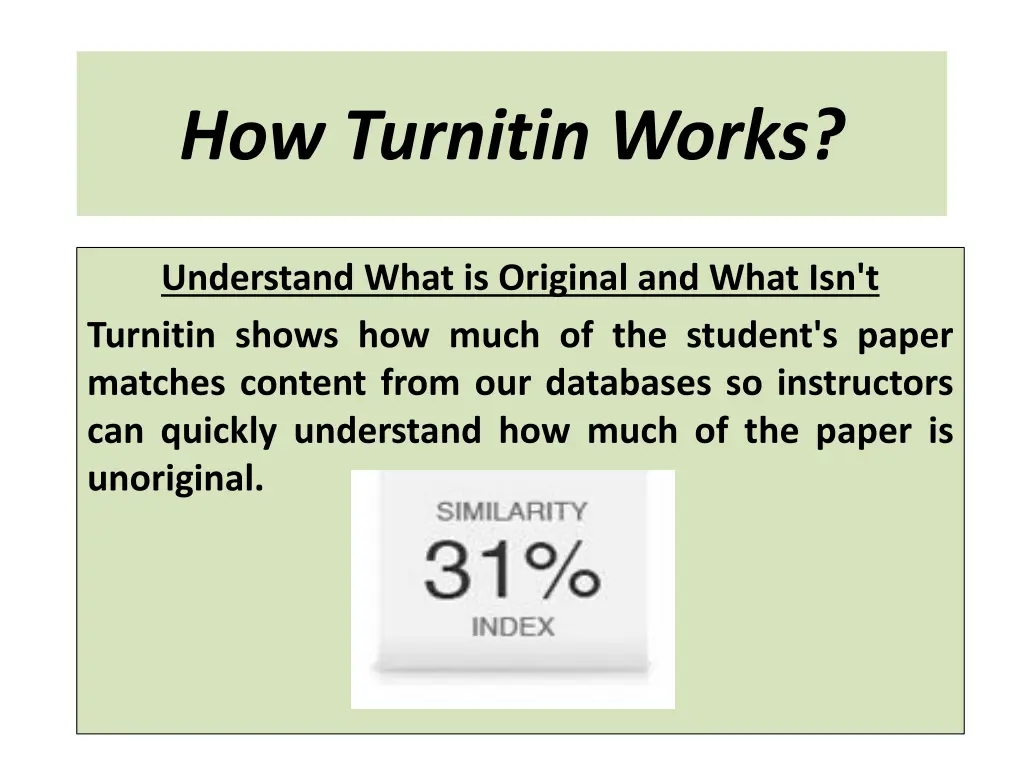 how turnitin works 1