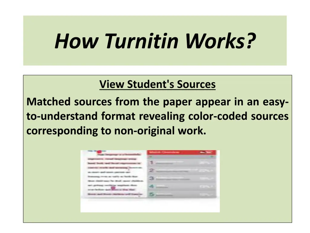 how turnitin works 2