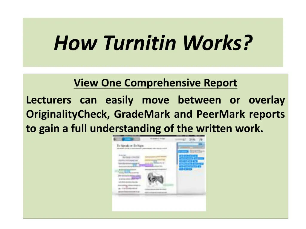 how turnitin works 4