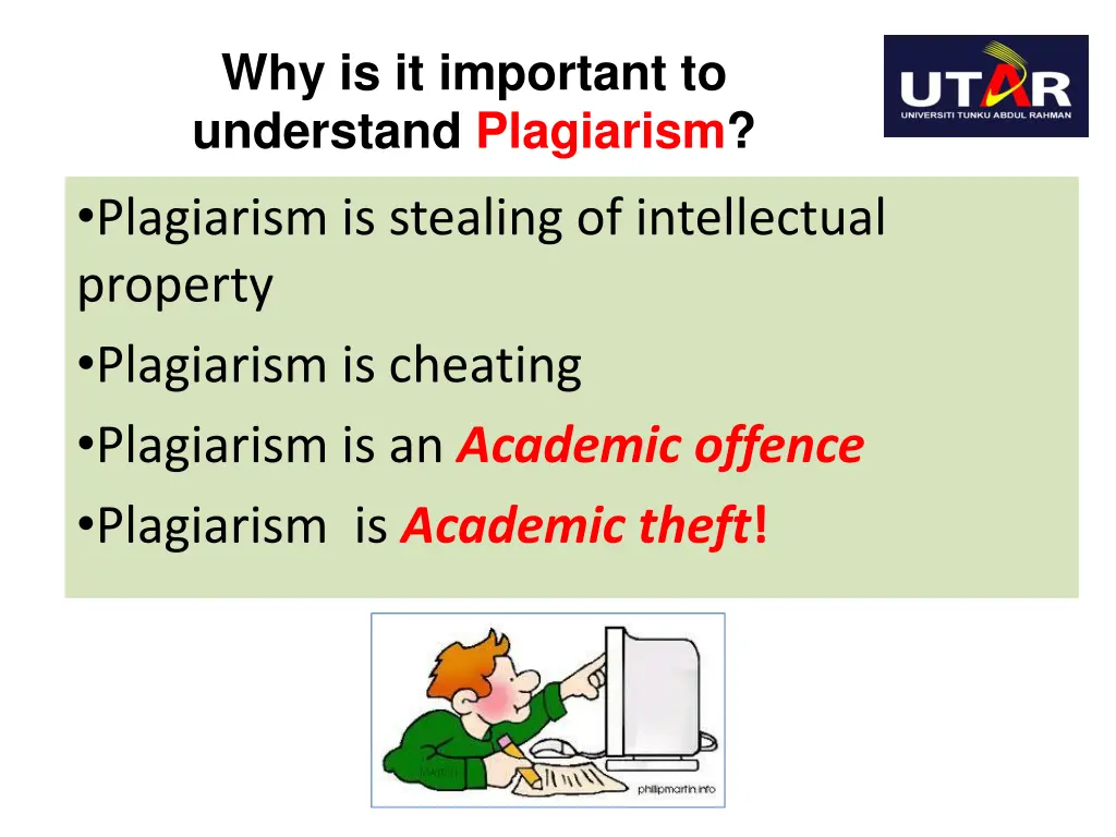 why is it important to understand plagiarism