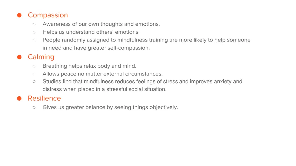 compassion awareness of our own thoughts