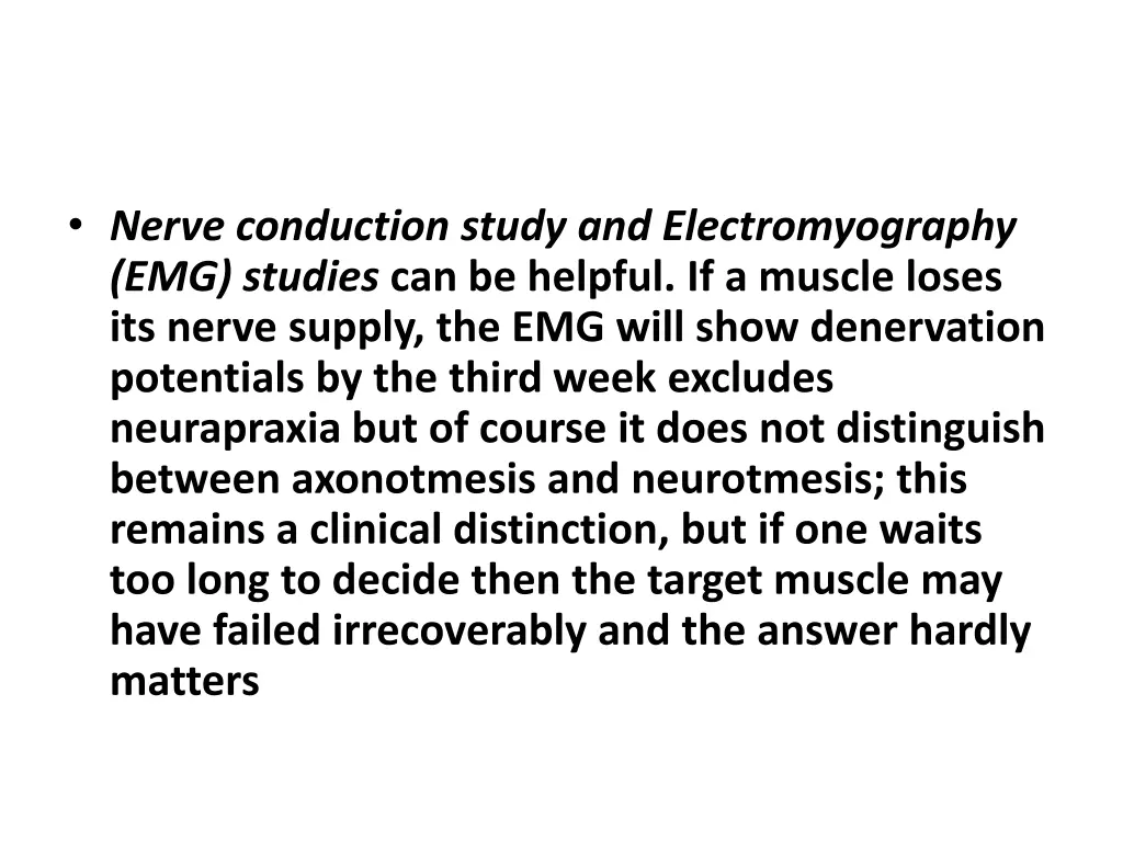 nerve conduction study and electromyography