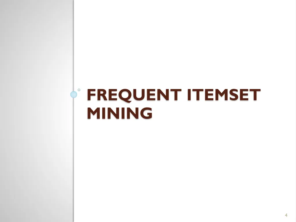 frequent itemset mining