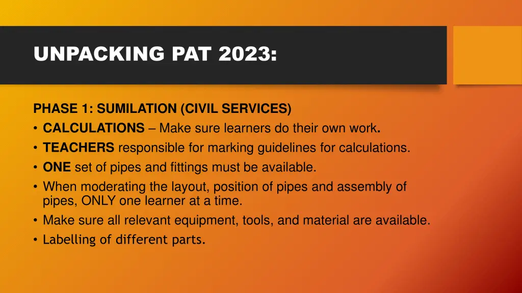 unpacking pat 2023