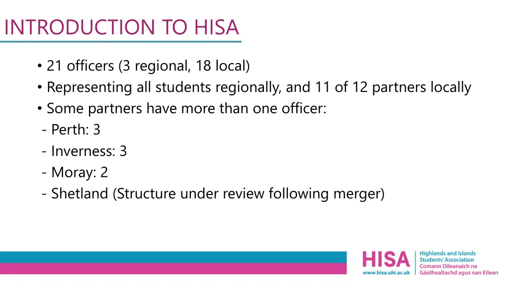 introduction to hisa