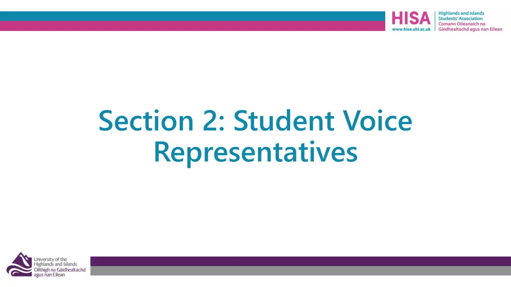 section 2 student voice representatives