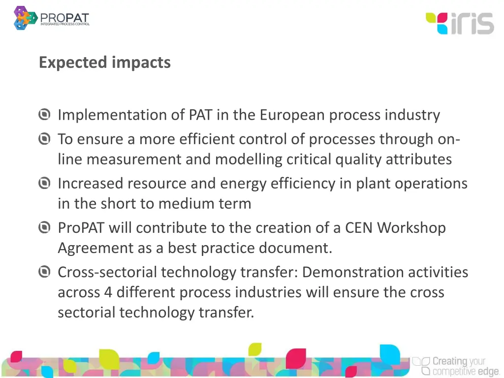 expected impacts