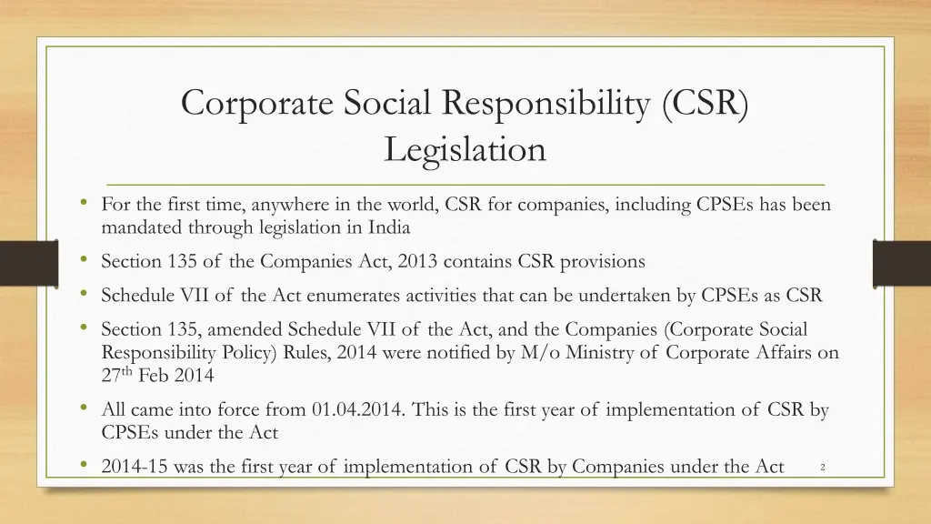 corporate social responsibility csr legislation