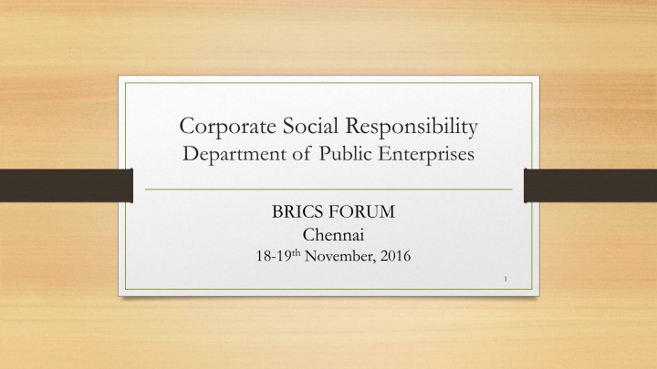 corporate social responsibility department