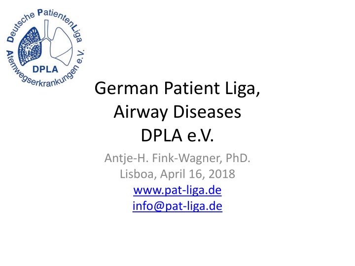 german patient liga airway diseases dpla