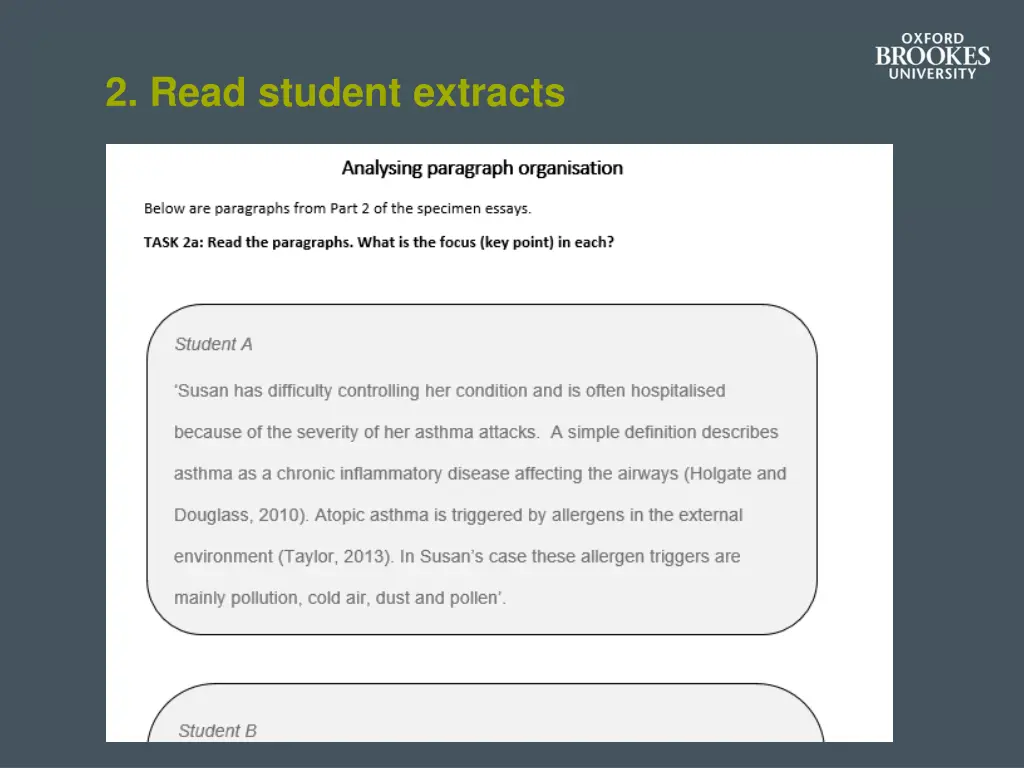 2 read student extracts