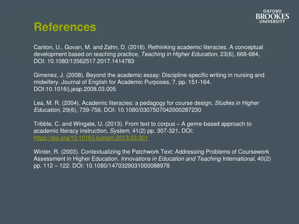 references