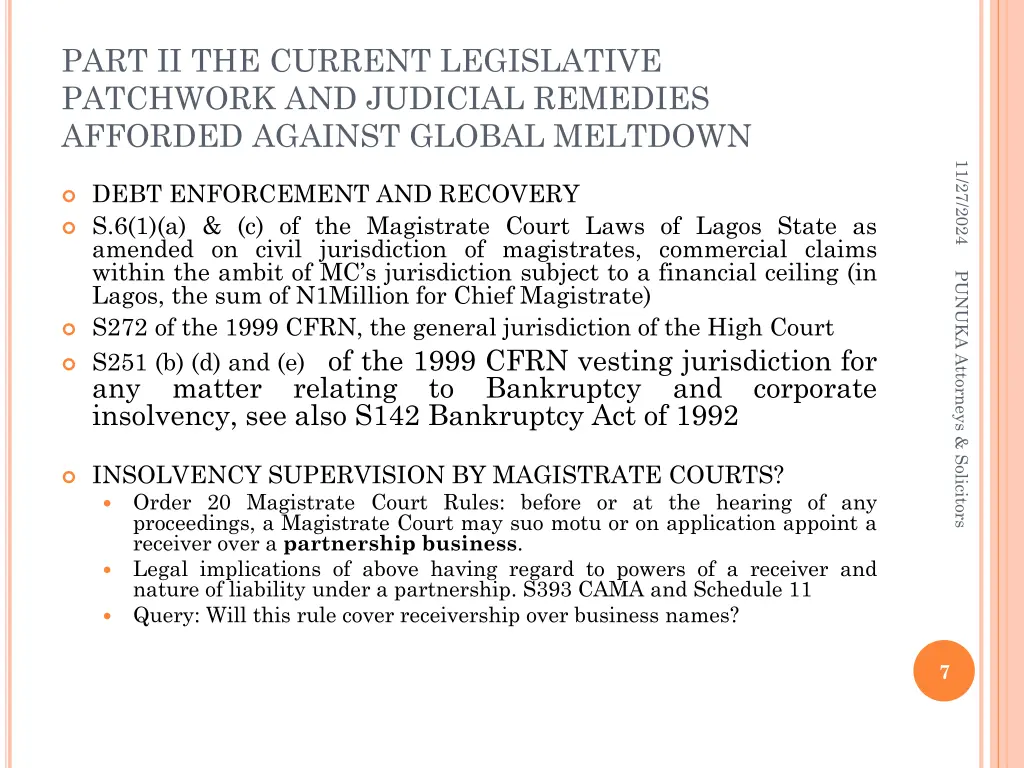 part ii the current legislative patchwork