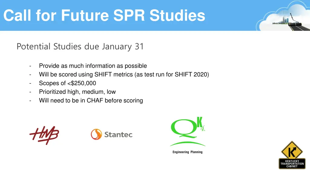 call for future spr studies