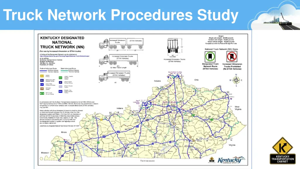 truck network procedures study