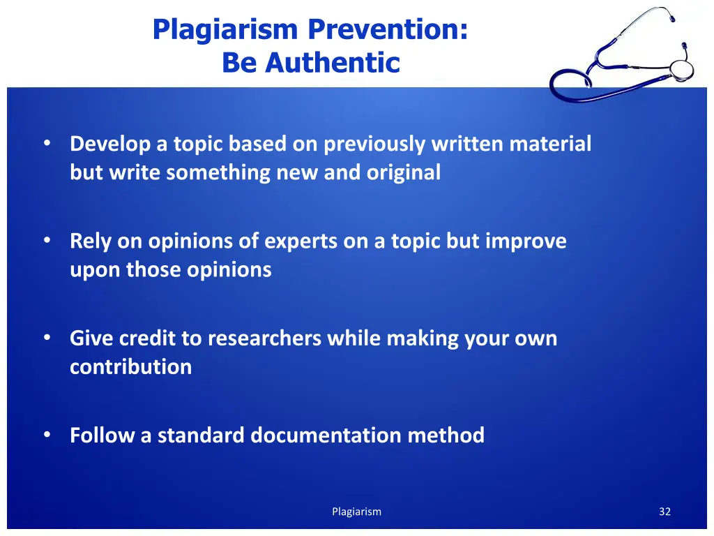 plagiarism prevention be authentic